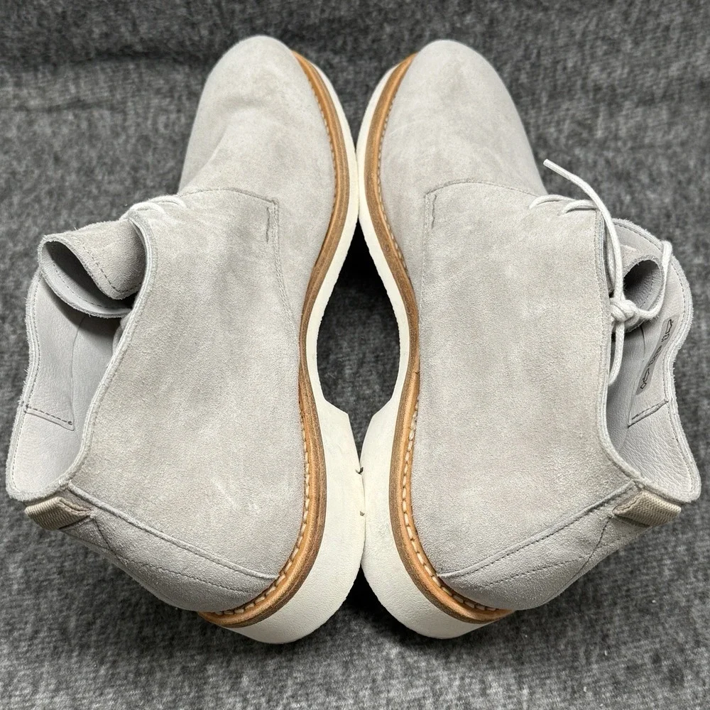 Heschung Genet Suede Chukka Boots Mens Size 8 Gray Norwegian Welt Made In France